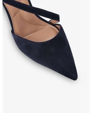 Carvela Kurt Geiger Symmetry Faux-Leather Courts - Blue