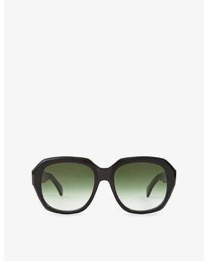 Claudie Pierlot Square-Frame Acetate Sunglasses - Green