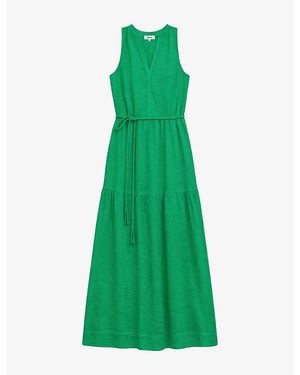 Ro&zo Rope-Belt Sleeveless Maxi Dress - Green