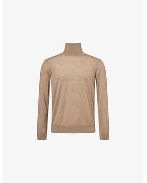dunhill Regular-Fit Rollneck Cashmere-Knit Jumper - Natural