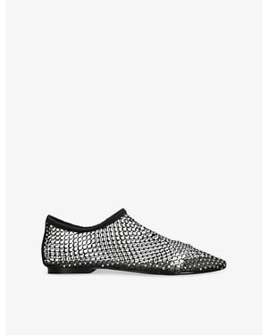 Steve Madden Mino Mesh Flats - Black