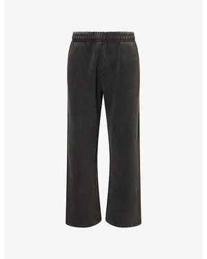 Entire studios Straight-Leg Cotton-Jersey Jogging Bottoms - Black
