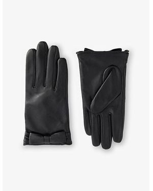 Dents Laurie Touchscreen Leather Gloves - Black