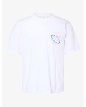 ANTI SOCIAL SOCIAL CLUB Brand-Print Cotton T-Shirt - White