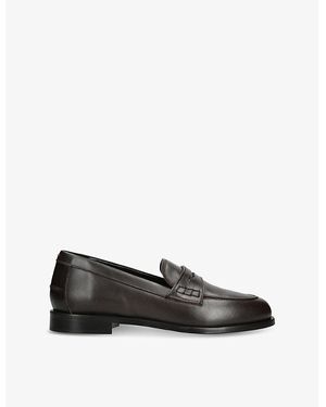 Aeyde Oscar Leather Loafers - Black