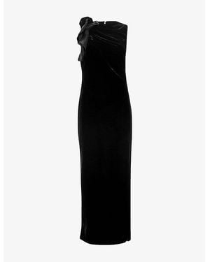 Phase Eight Melony Velvet Midi Dress - Black