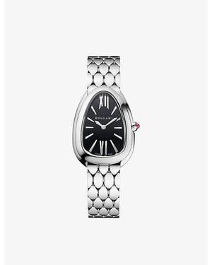 BVLGARI Serpenti Seduttori Stainless-Steel Quartz Watch - White