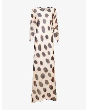 Rat & Boa Raina Printed Woven Maxi Dress - Natural