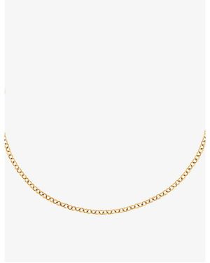 Astrid & Miyu Rolo T-Bar 18Ct-Plated Brass Chain Necklace - Metallic