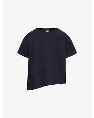 Loewe Asymmetric Anagram T-Shirt - Blue