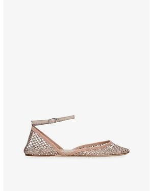 Christopher Esber Minette Mesh Ballet Flats - Pink