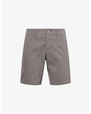 PAIGE Phillips Stretch-Cotton Shorts - Grey