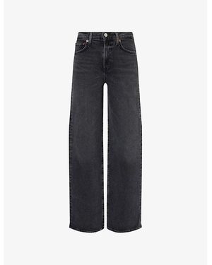 Agolde Harper Straight-Leg Stretch-Denim Jeans - Blue