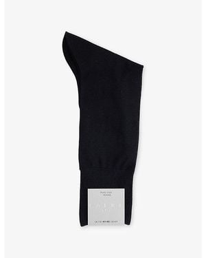 FALKE No.4 Silk-Blend Socks - Black