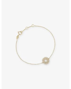 Astley Clarke Rising Sun 14Ct- And 0.145Ct Diamond Bracelet - White