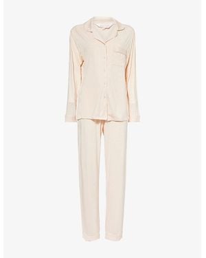 THE NAP CO Relaxed-Fit Stretch-Jersey Pyjama Set - Natural