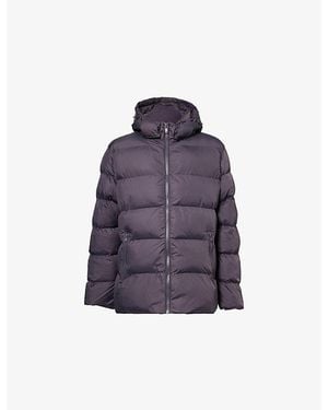 Arne Hooded Short Shell-Padded Puffer Jacket - Purple