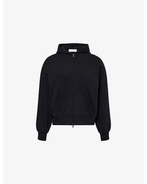 Fear Of God Always On Zip-Up Cotton-Blend Hoody - Black
