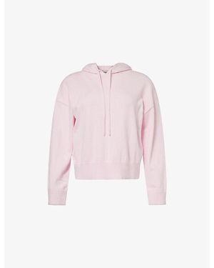 Jonathan Simkhai Regular-Fit Long-Sleeves Cotton And Cashmere Hoodie - Pink