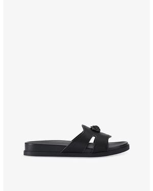 Kurt Geiger Chelsea Faux-Leather Sides - Black