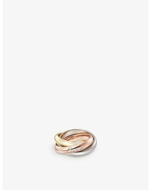 Cartier Trinity Large 18Ct- - And Rose- Ring - Metallic