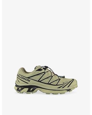 Salomon Xt-6 Gtx Woven Low-Top Trainers - Green