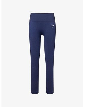 GYMSHARK Vital Seamless 2.0 Workout Leggings - Blue