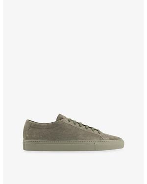 Common Projects Achilles Premium Suede Sneakers - Green