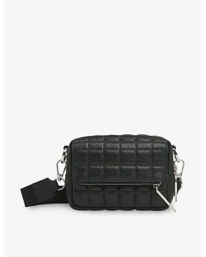 Whistles Bibi Leather Cross-Body Bag - Black