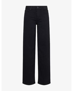 PAIGE Mason Straight-Leg Cotton Denim Jeans - Blue
