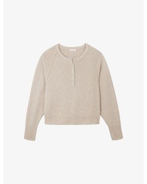 The White Company Raglan-Sleeve Relaxed-Fit Wool-Alpaca Blend Jumper - Natural