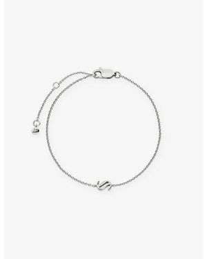 Monica Vinader Initial S Sterling- Bracelet - Metallic
