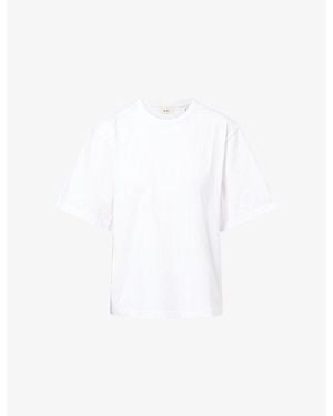 Skall Studio Boyfriend Oversized Cotton T-Shirt - White