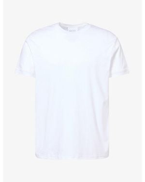 Raith Crew-Neck Luxe Cotton T-Shirt - White
