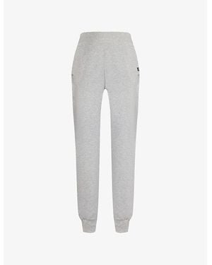 GYMSHARK X Leana Deeb Two-Slip-Pockets Stretch-Woven-Blend Jogging Bottoms - Grey