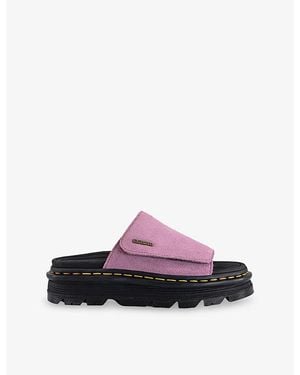 Dr. Martens Zebzag Suede Slides - Multicolor