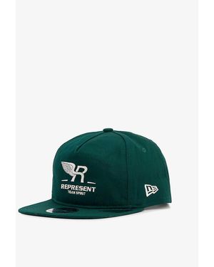 Represent X New Era 9fifty Logo-embroidered Cotton Baseball Cap - Green