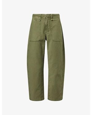Citizens of Humanity Winslow Utility Straight-Leg Cotton Trousers - Green