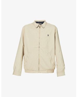 Polo Ralph Lauren Bi-swing Brand-embroidered Woven Jacket - Natural