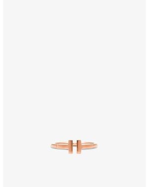 Tiffany & Co. Tiffany T Wire 18Ct Rose- Ring - White