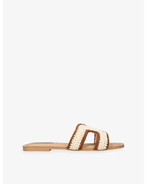Steve Madden Zarnia Crochet Sandals - Brown