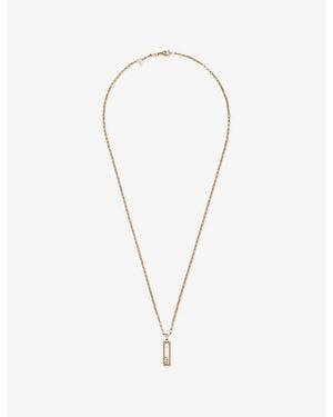 Chopard Happy Icons 18Ct Rose- And 0.15Ct Diamond Pendant Necklace - Metallic