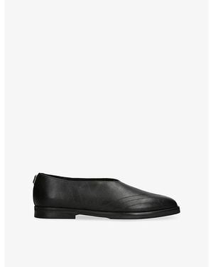 Collegium Aether Slip-On Leather Loafers - Black