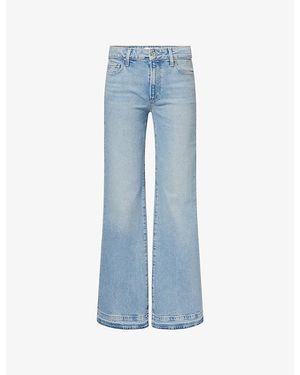 PAIGE Sofia Flared-Leg Denim Jeans - Blue
