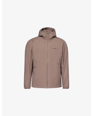 Salomon Mountain Flex Hooded Woven Jacket - Brown