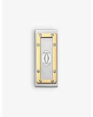 Cartier Santos De Stainless-Steel Money Clip - White
