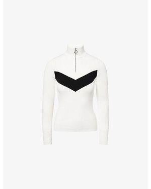 Fusalp Andromede Half-Zip Knitted Jumper - White