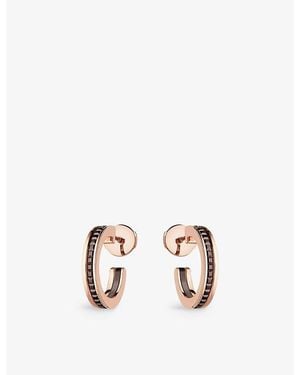Boucheron Quatre Classique Pvd-Coated 18Ct And- Hoop Earrings - Metallic