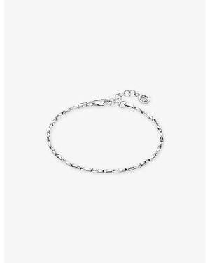 Sif Jakobs Savona Rhodium-Plated Sterling Chain Bracelet - White