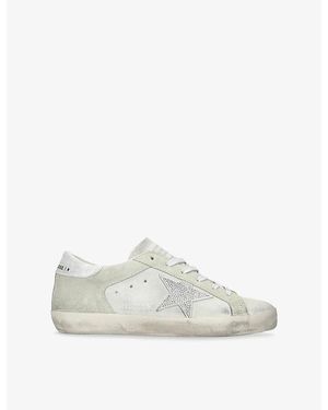 Golden Goose Super Star 10276 Suede Trainers - White